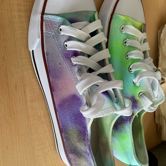 NWT handmade tie dye sneakers - Picture 6 of 15
